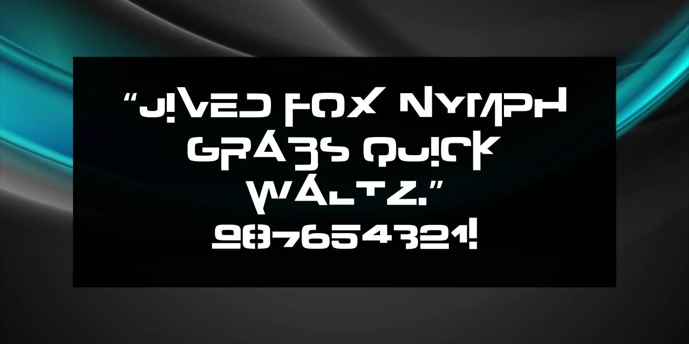 Outer Zone Font Preview