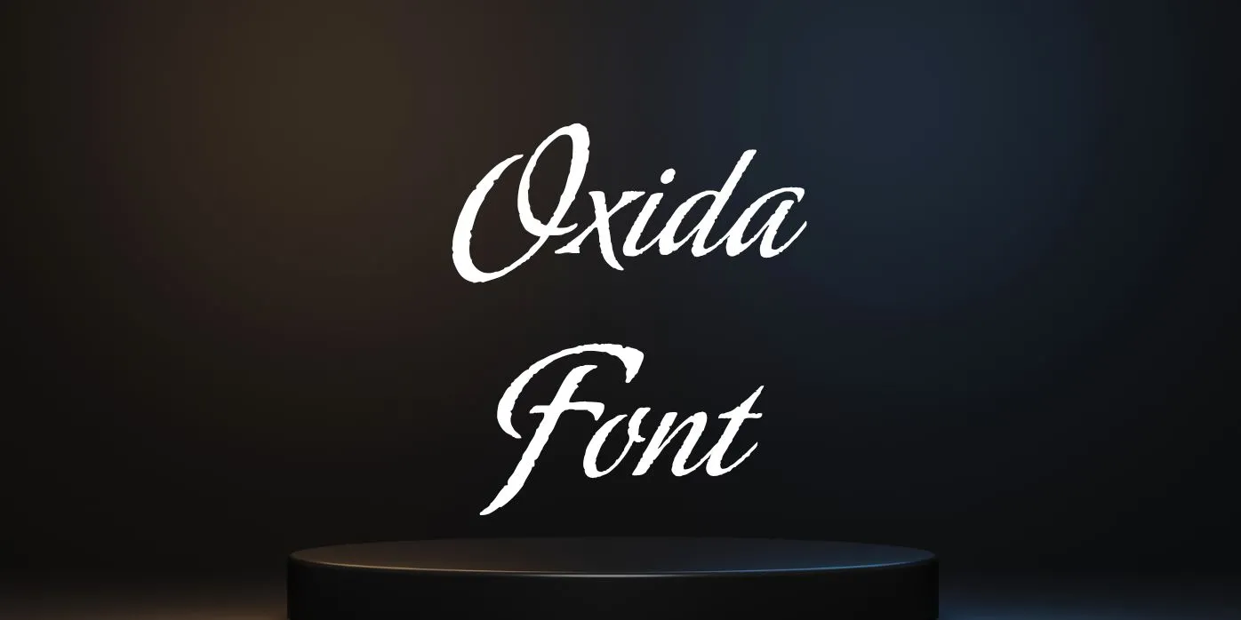 Oxida Font
