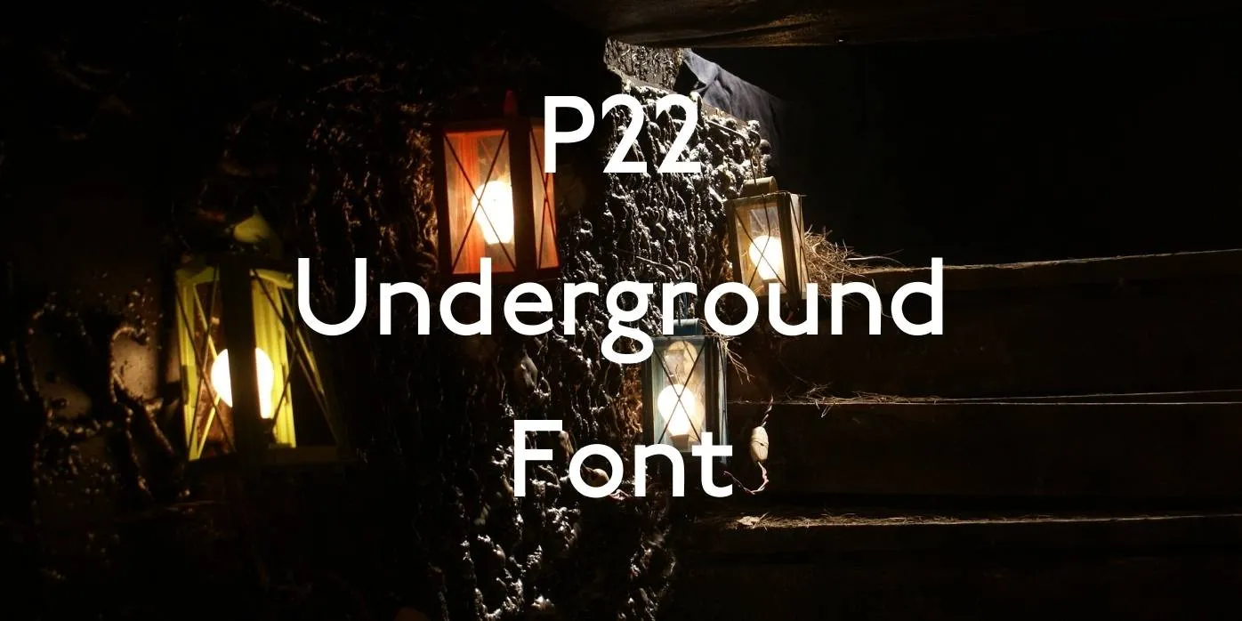 P22 Underground Font