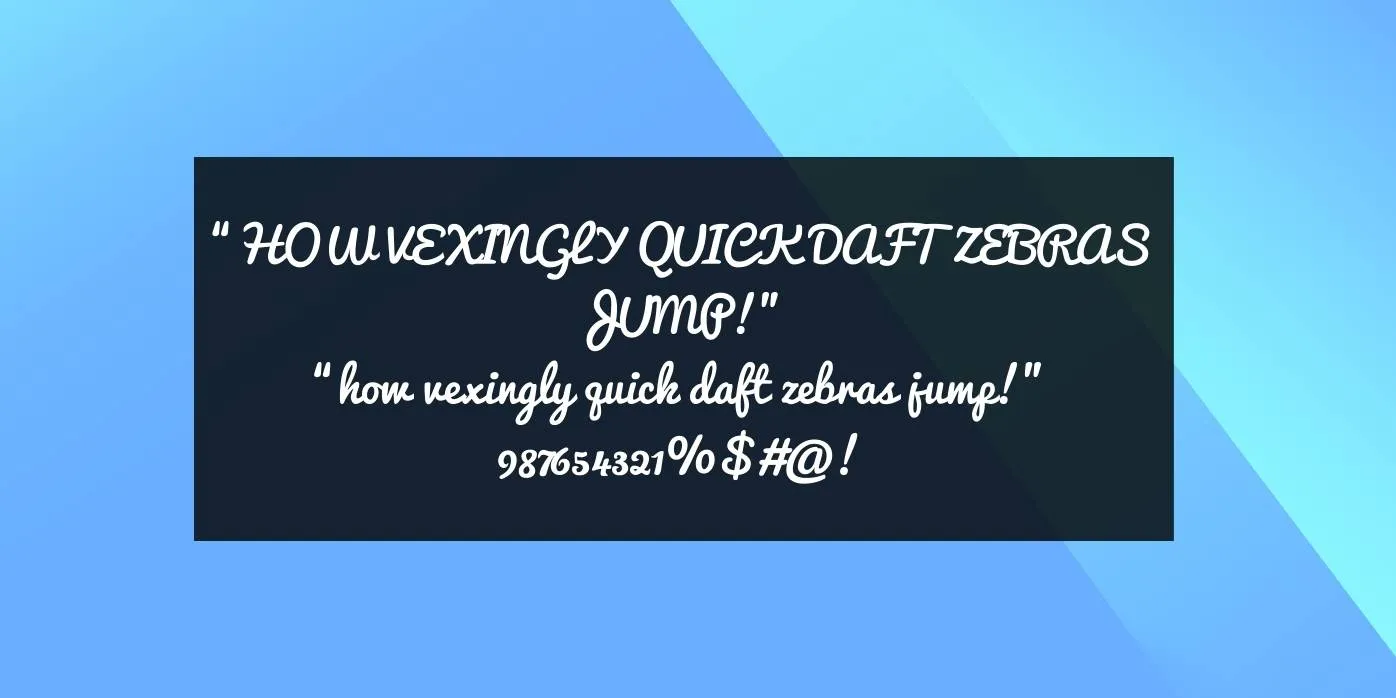 Pacifico Font Preview