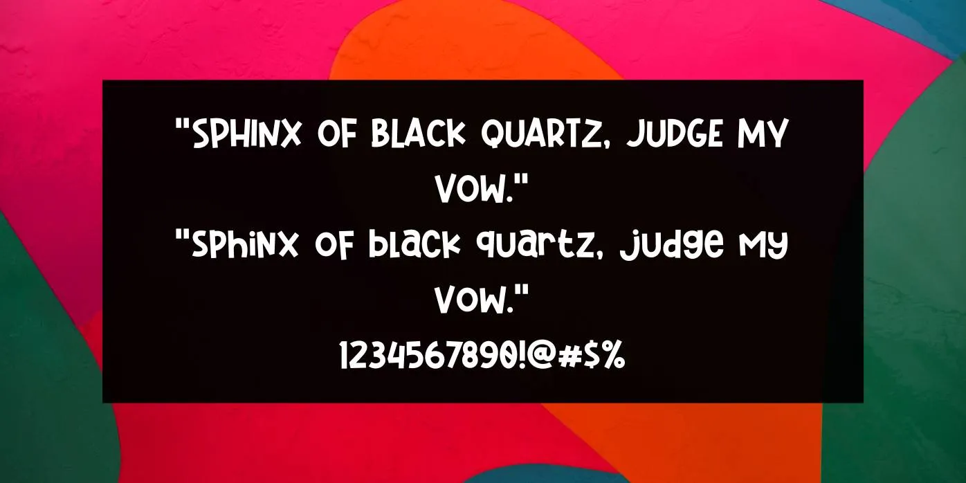 Pamit Font Preview