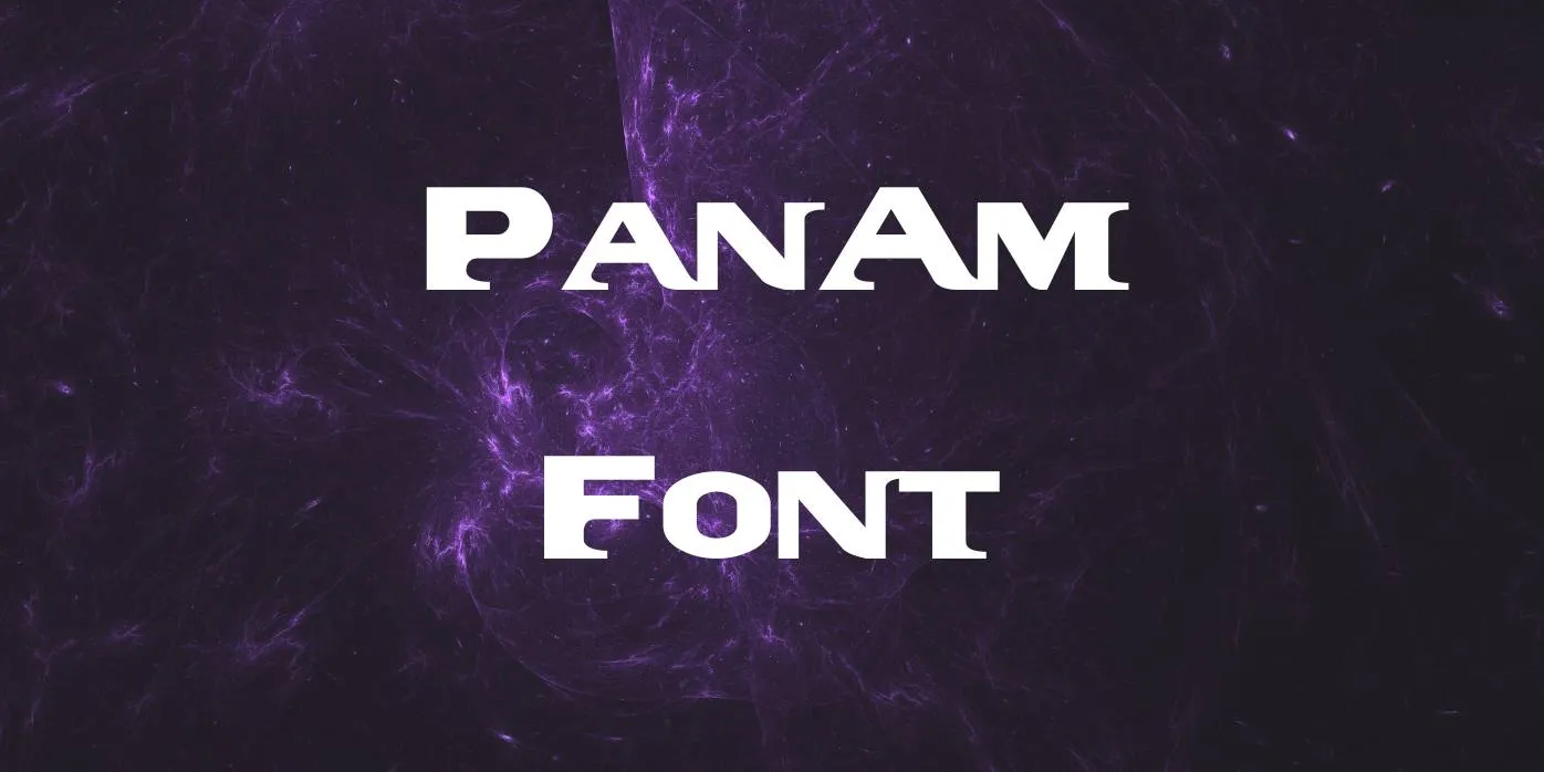 PanAm Font