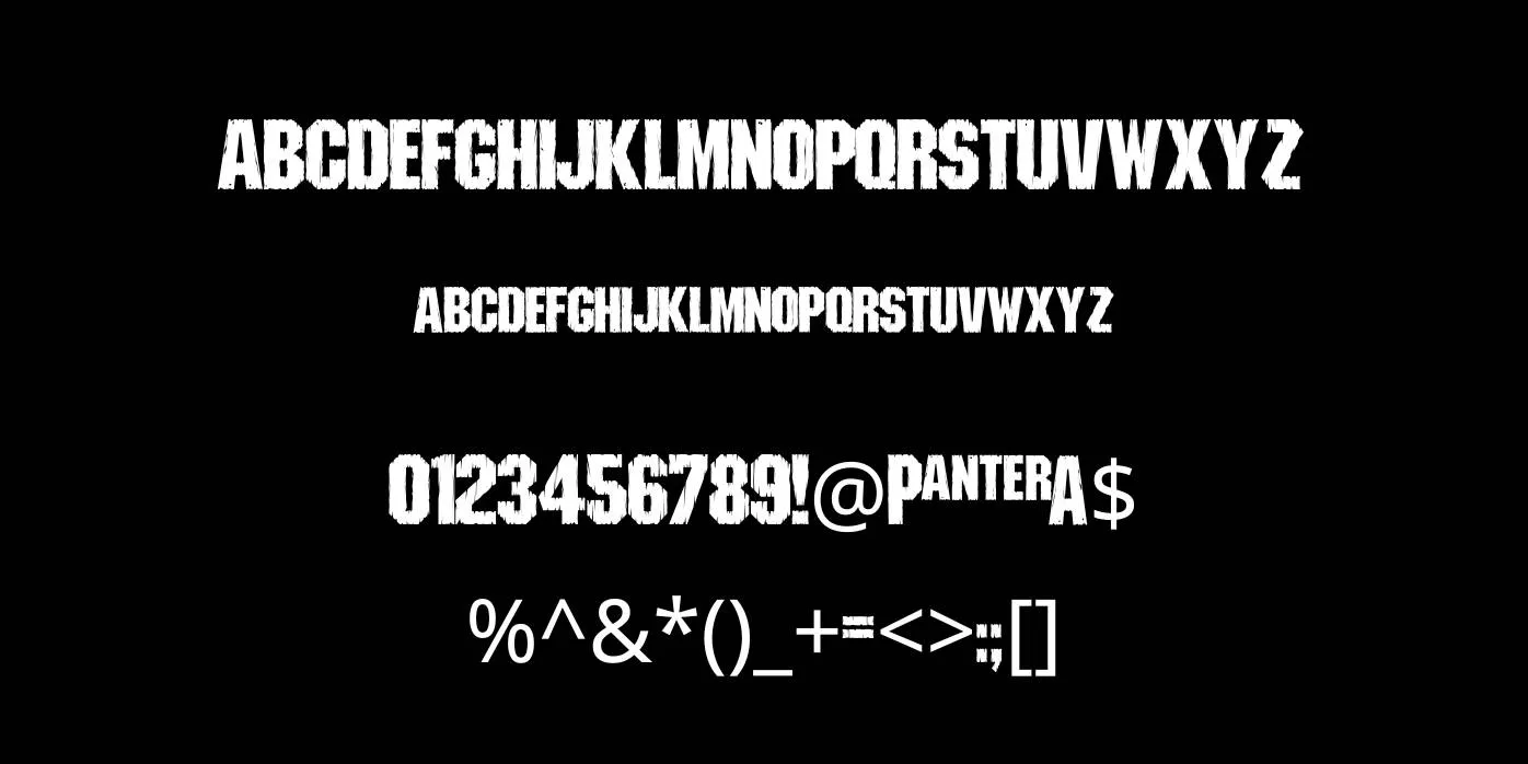 Pantera Font Preview