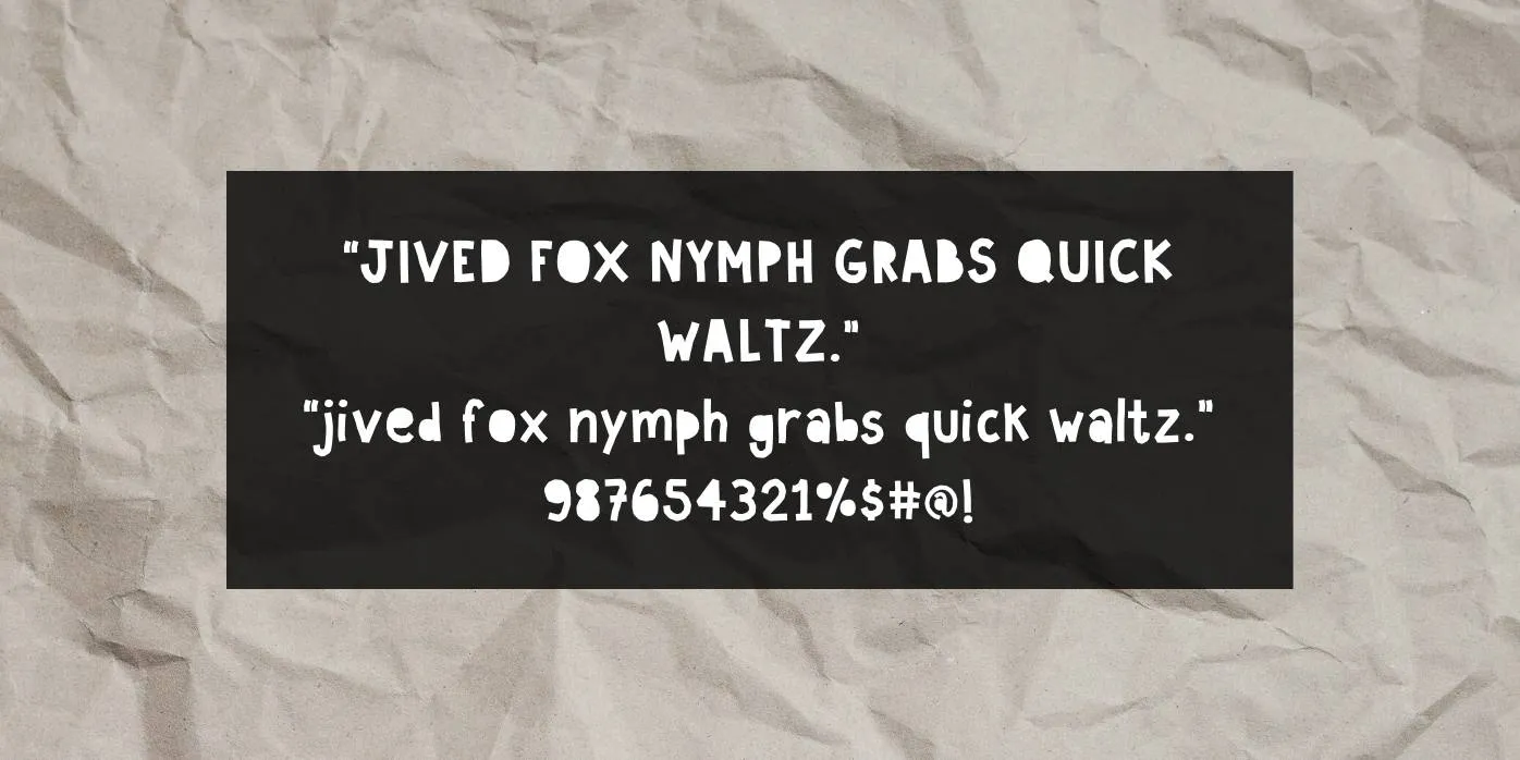 Paperland Font Preview