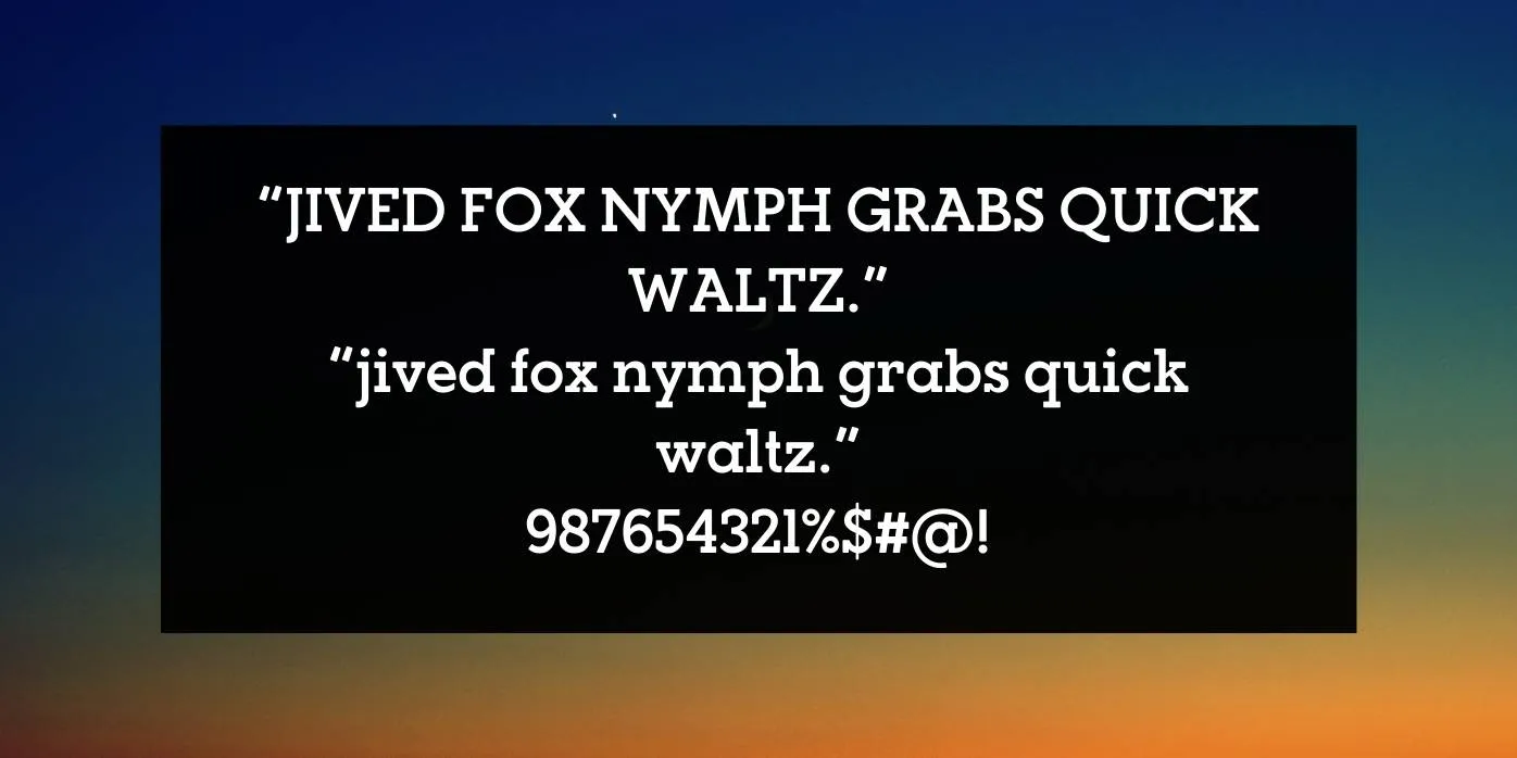 Paralex Font Preview