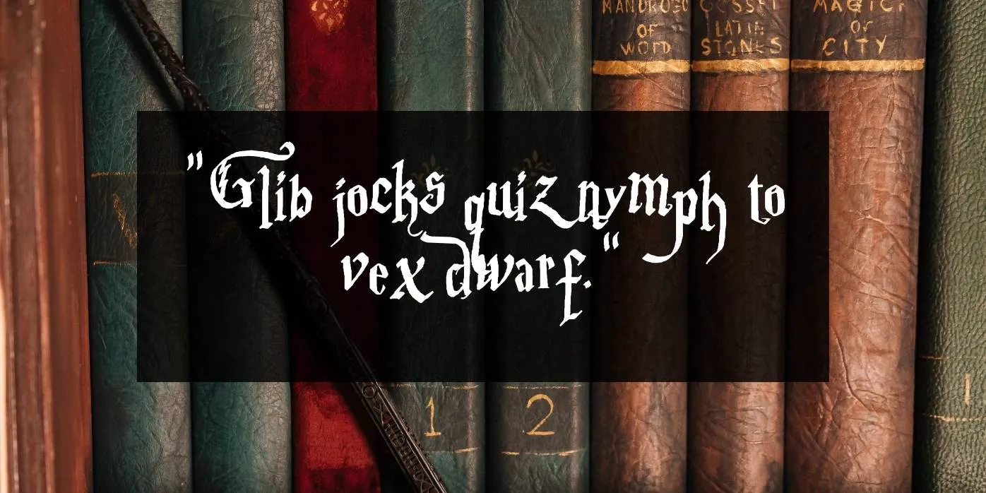 Parry Hotter Font Preview