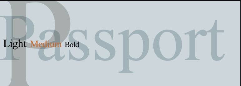 Passport Font