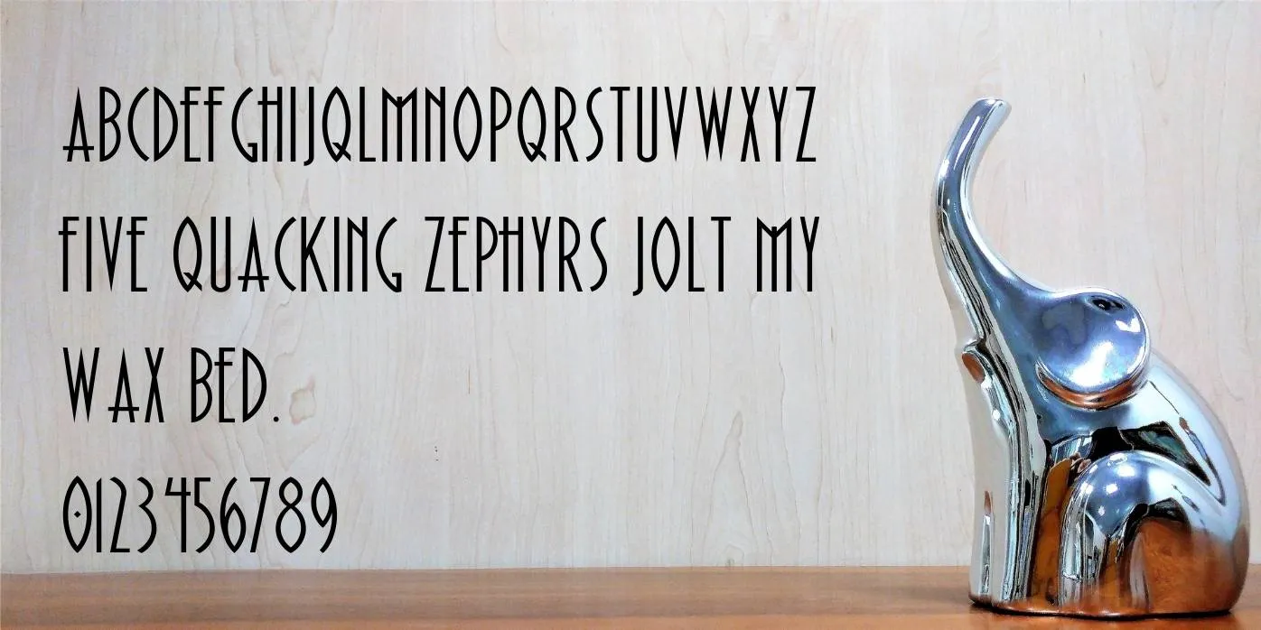 Paulistana Deco Font Preview