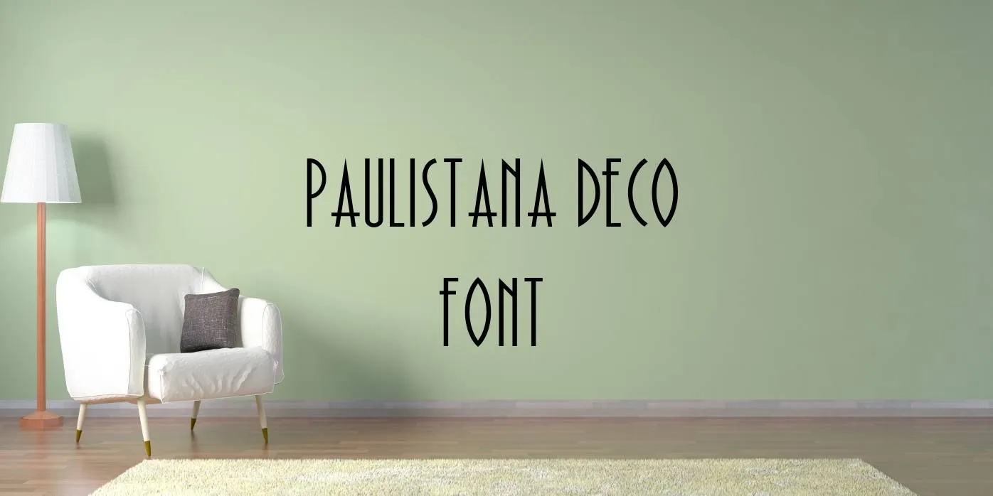 Paulistana Deco Font