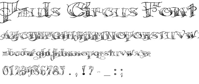 Pauls Circus Font