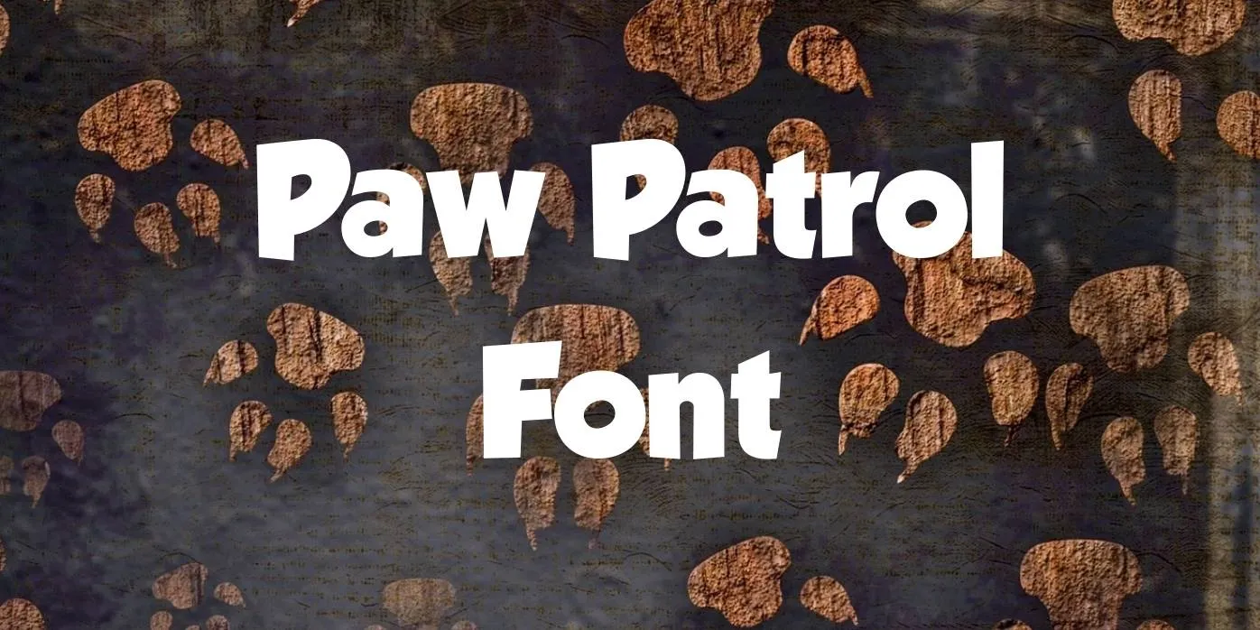 Paw Patrol Font