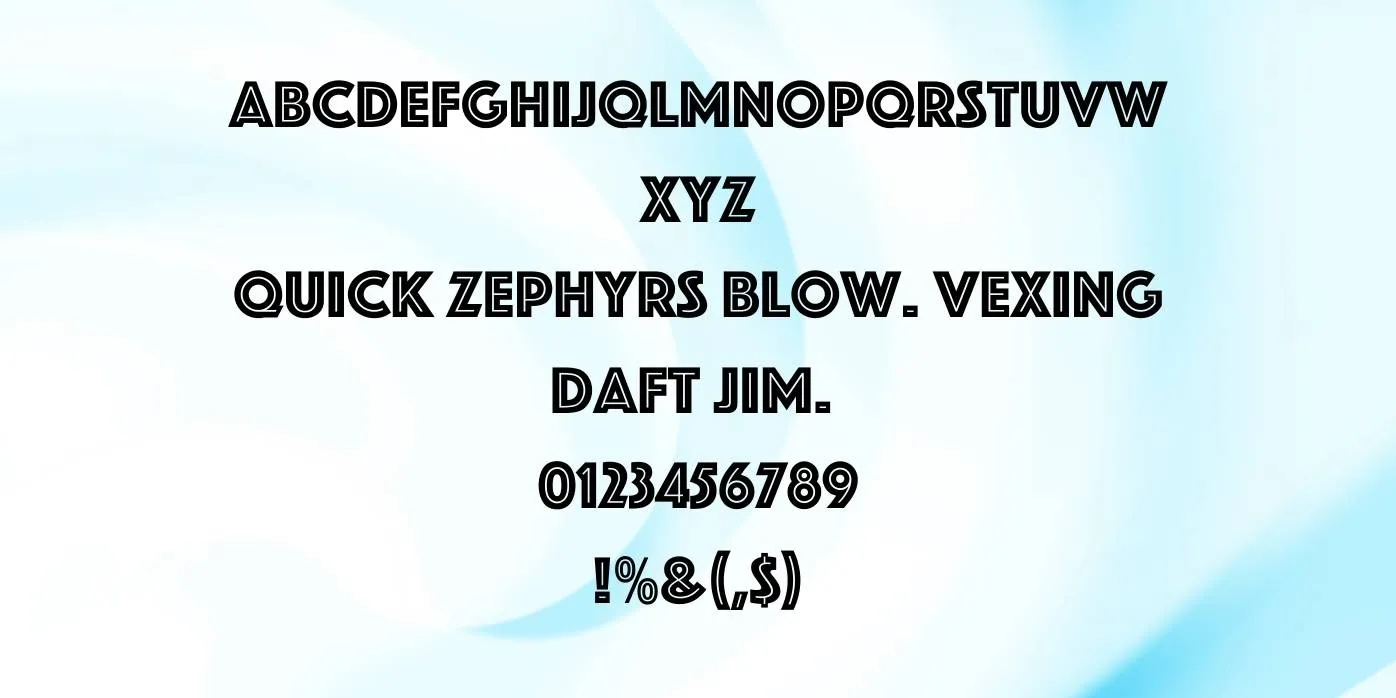 Phosphate Inline Font Preview