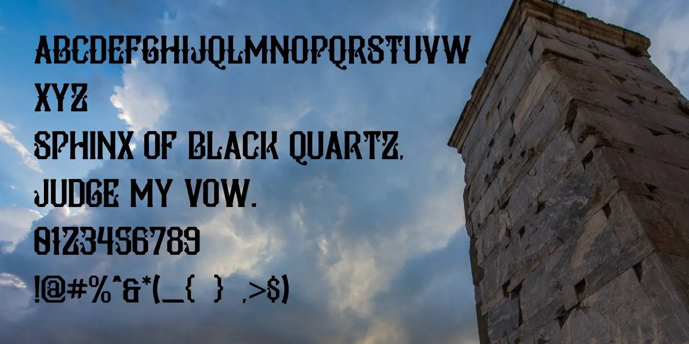 Pilar Typeface Font Preview