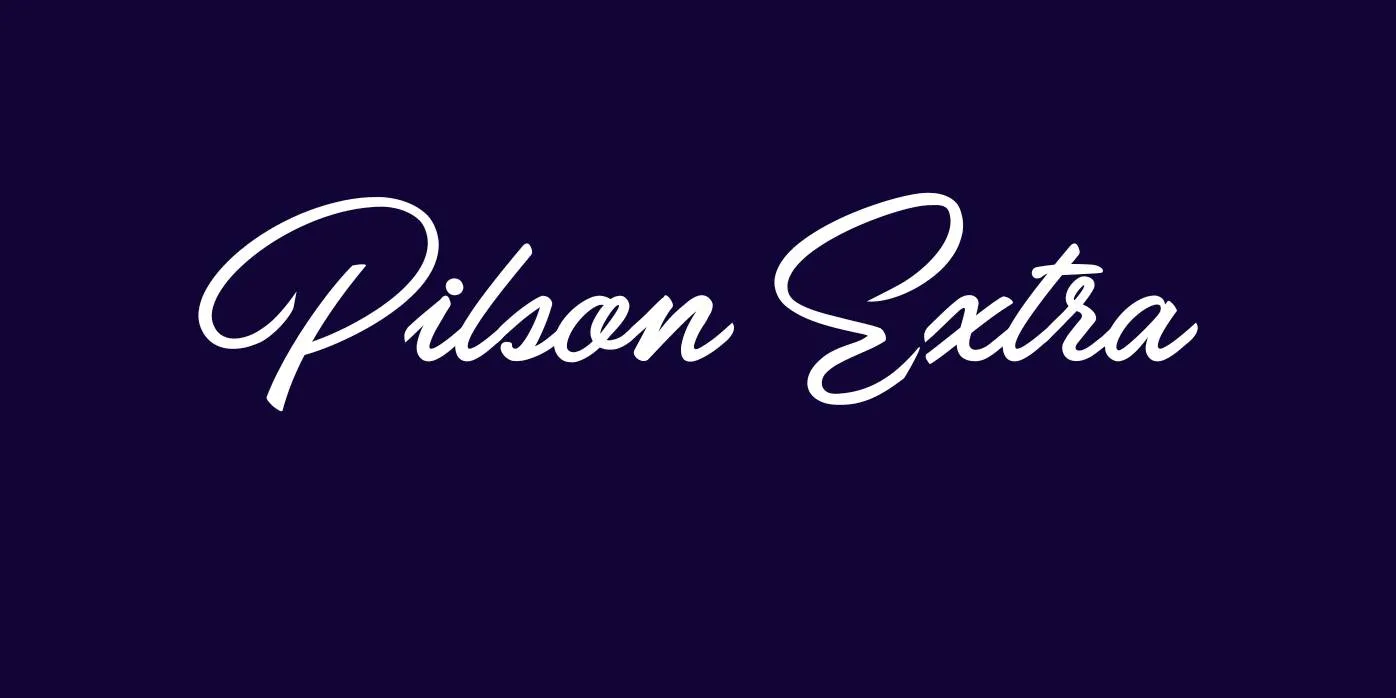Pilsen Extra Font
