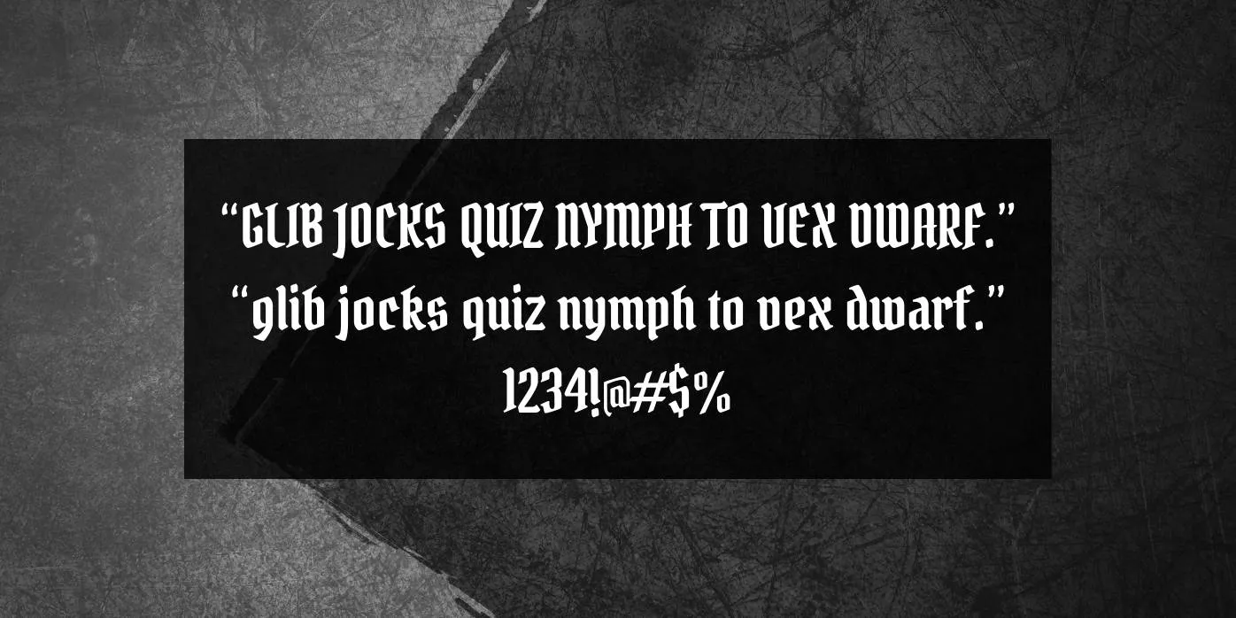 Pirata One Font Preview