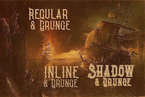 Pirate Vintage Style Font Preview