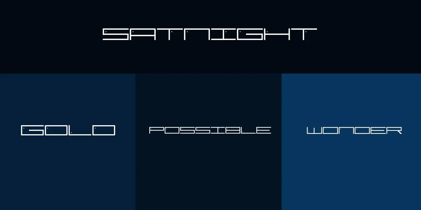 Pixel Star Font Preview