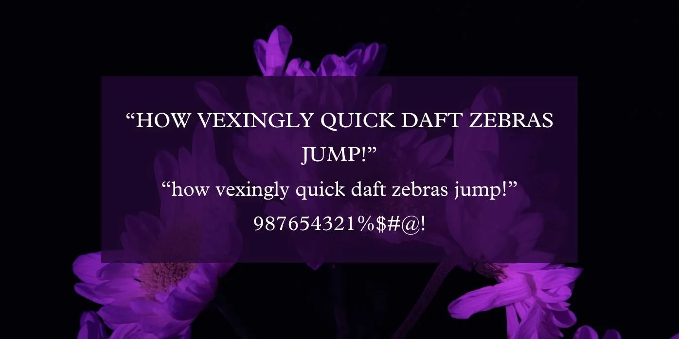 Plantin Font Preview