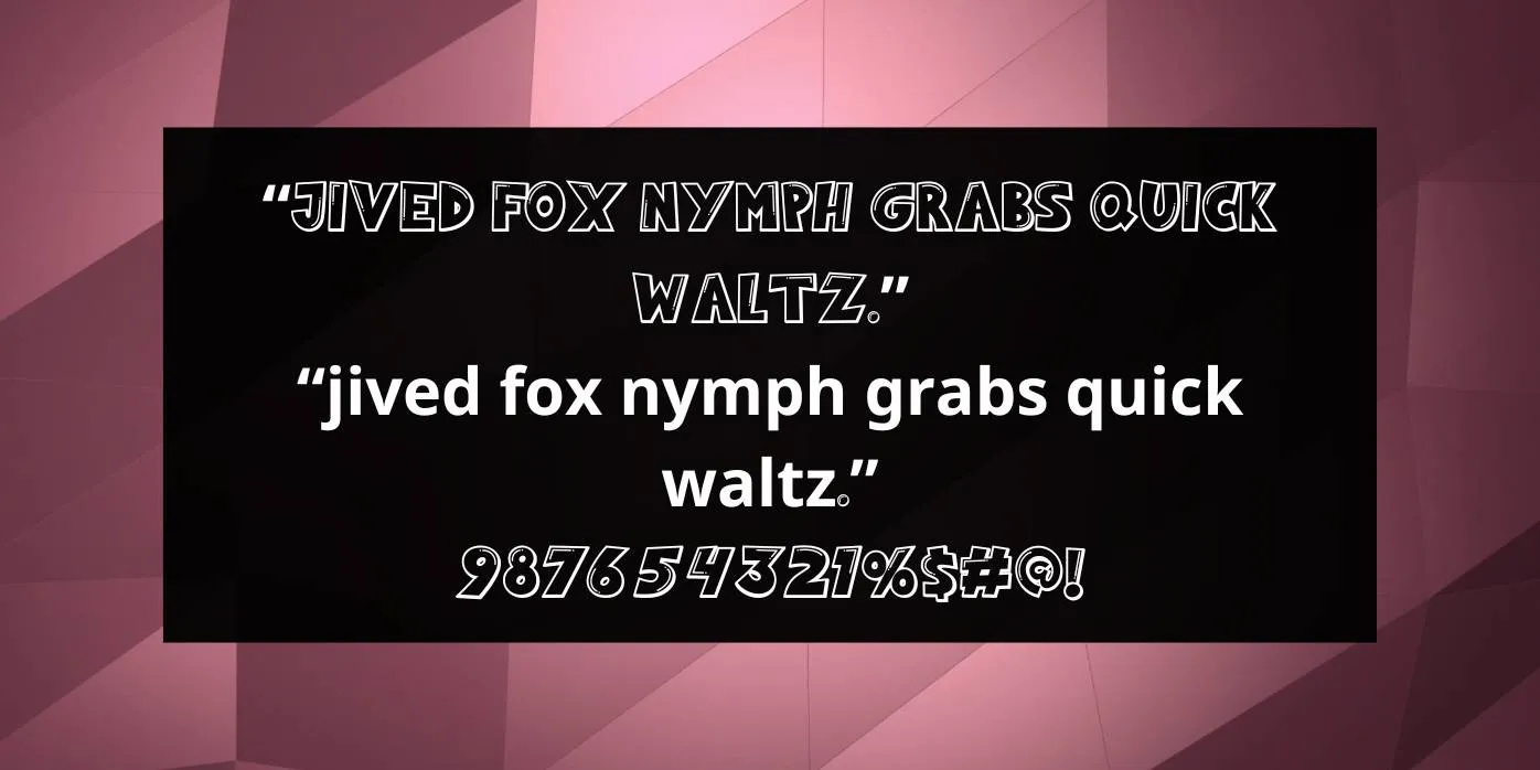 Plastic Love Font Preview