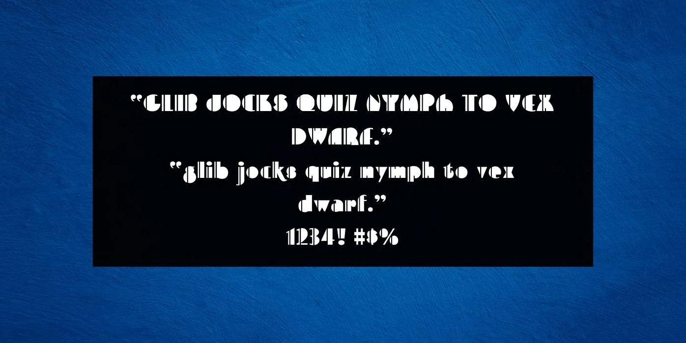 Plaza Suite Font Preview