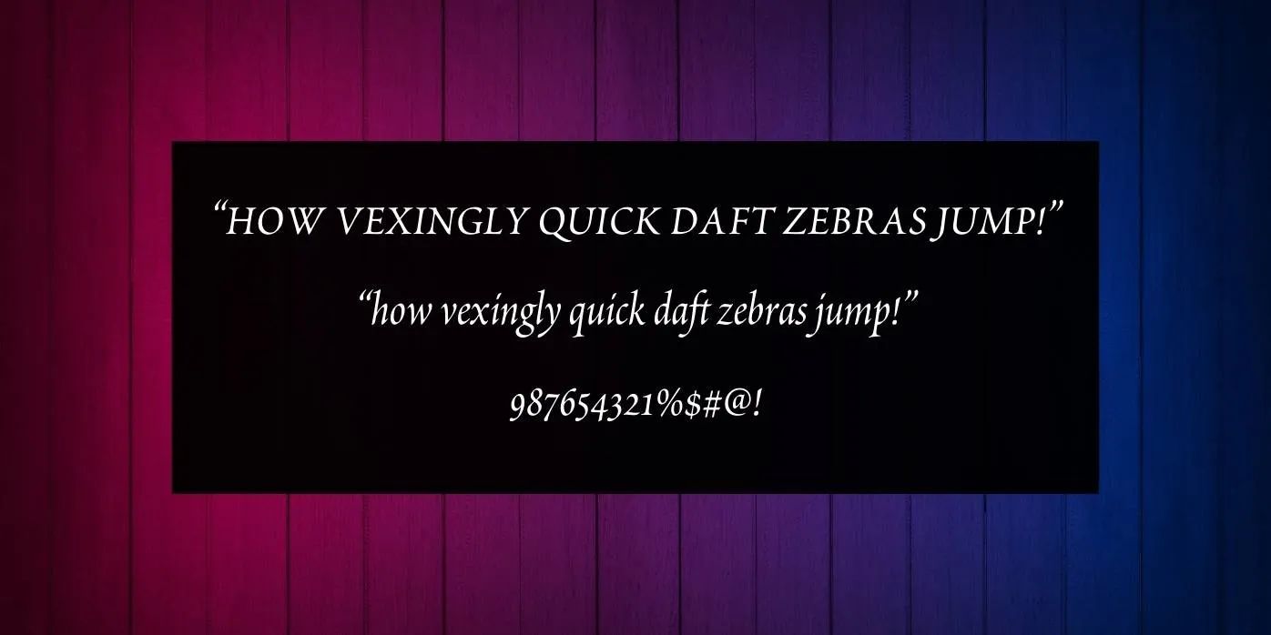 Poetica Font Preview