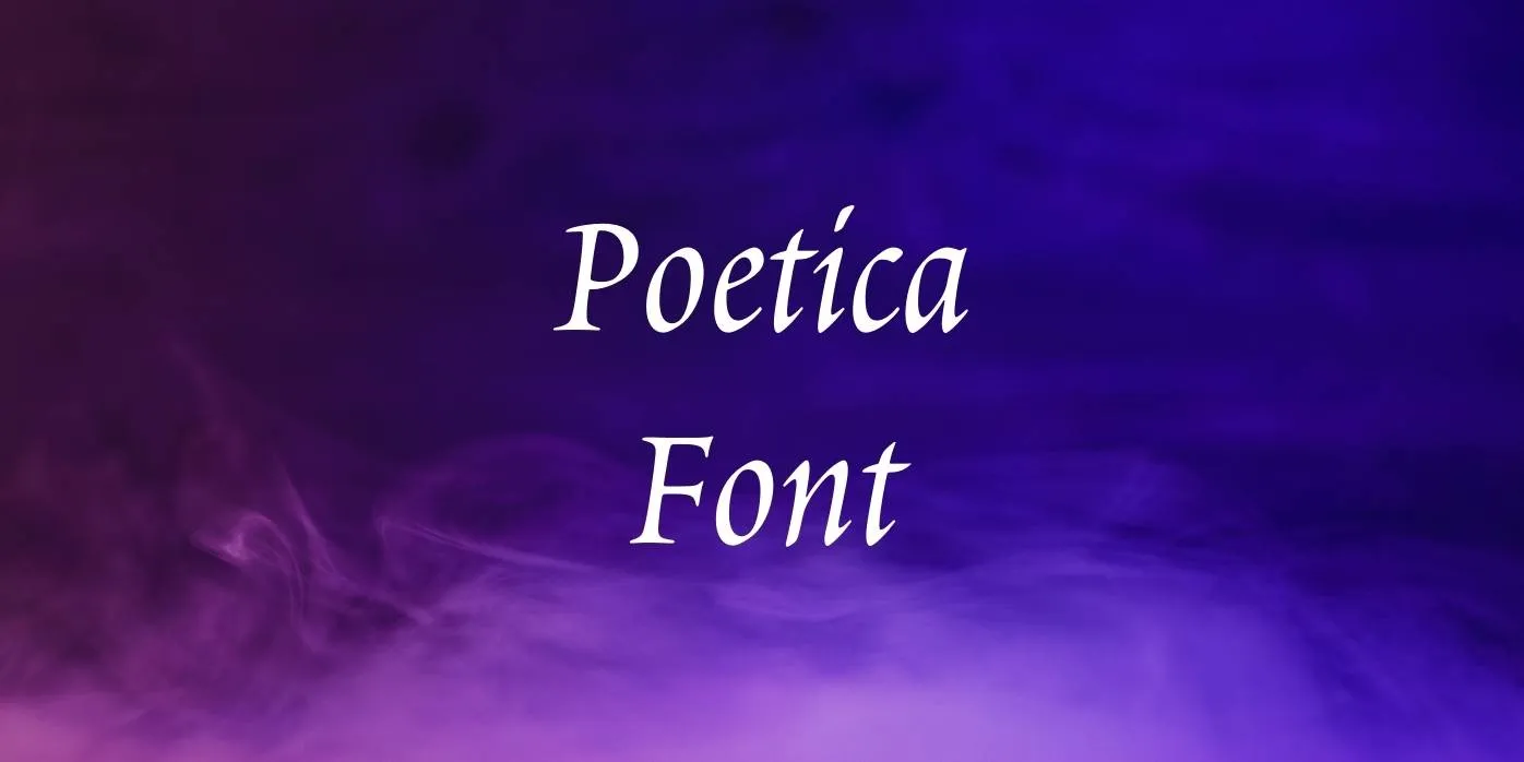 Poetica Font