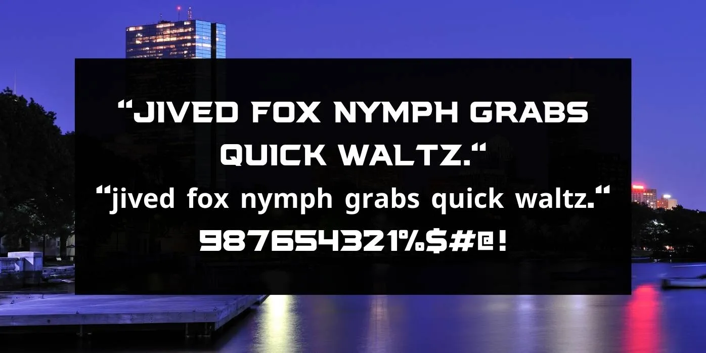 Poggers Font Preview