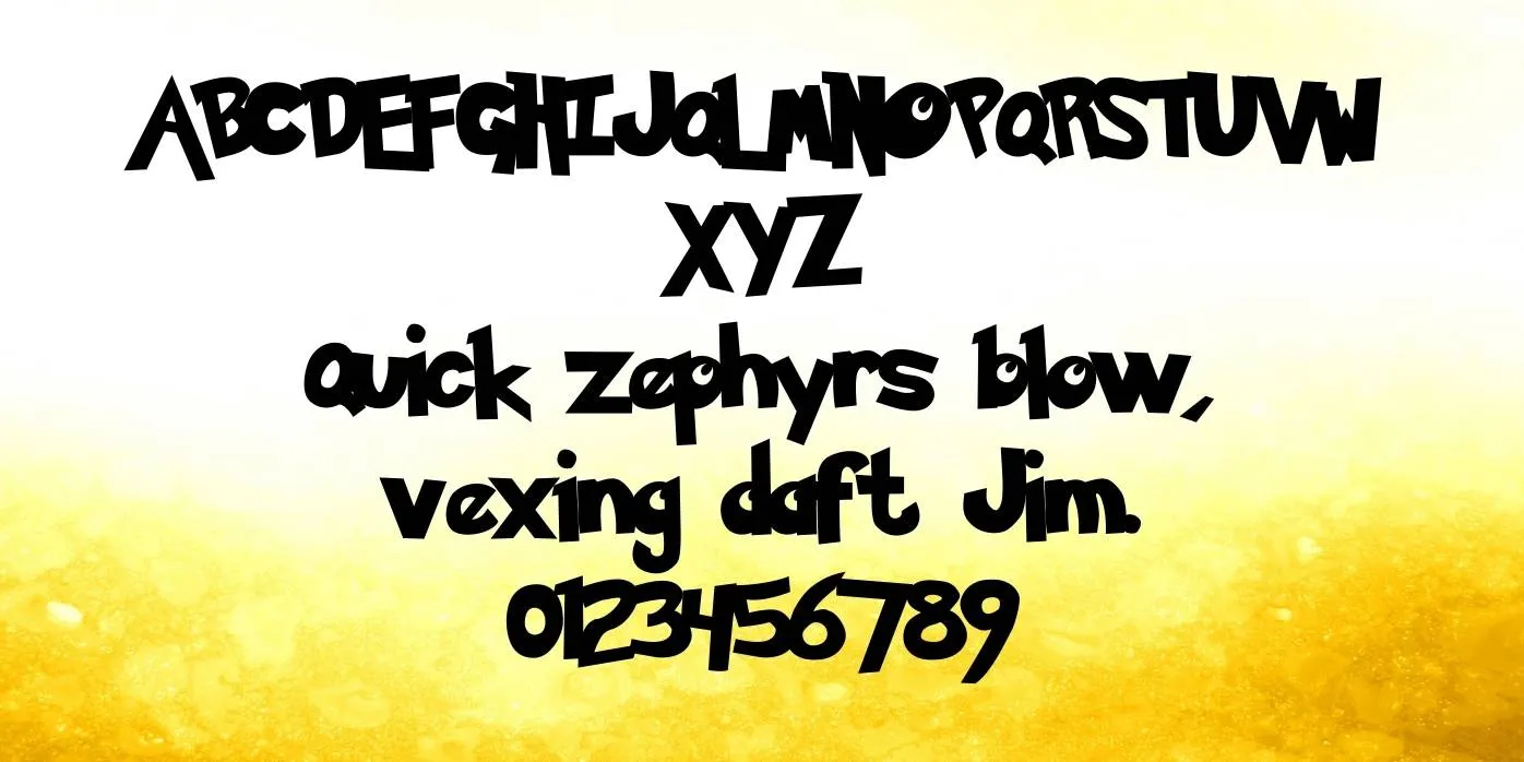 Pokemon Font Preview