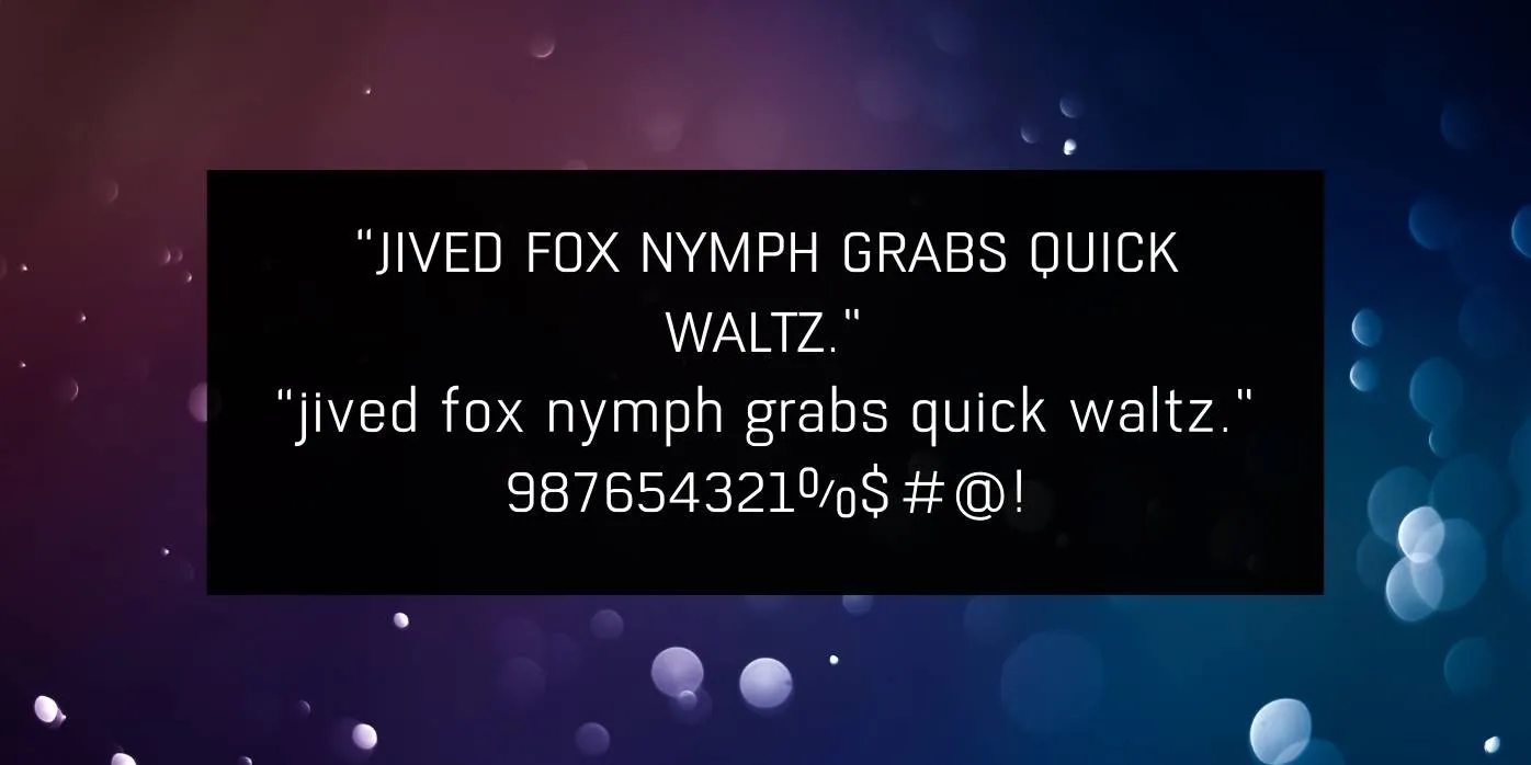 Polar Font Preview
