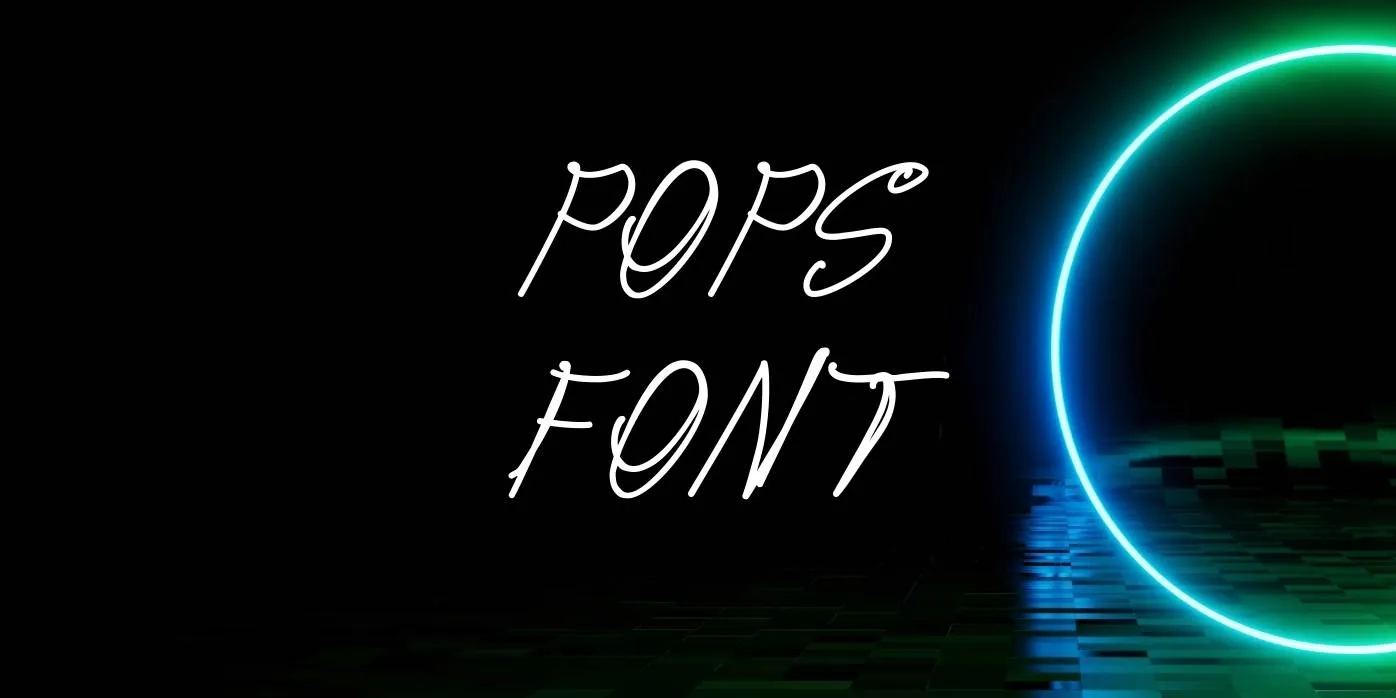 Pops Font