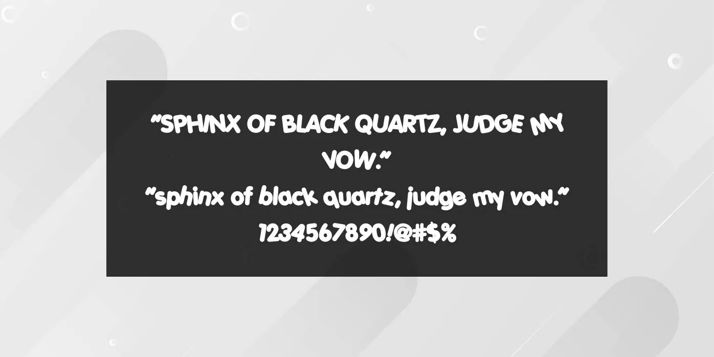 Porkys Font Preview