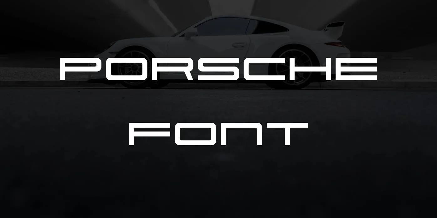 Porsche Font