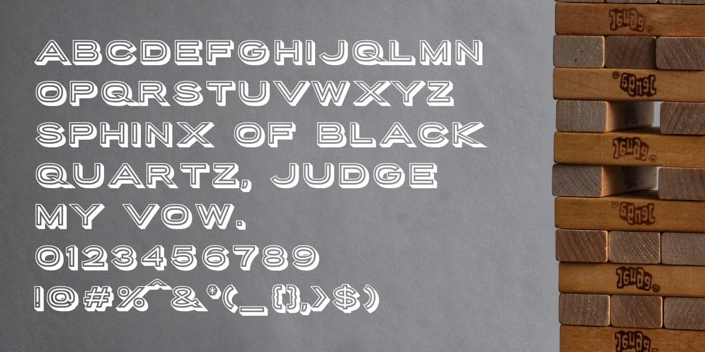 Porter Sans Block Font Preview