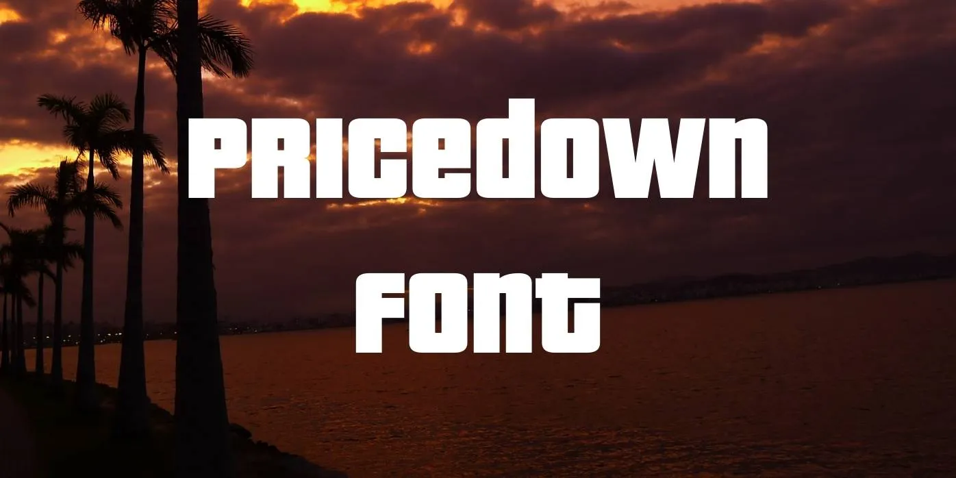 Pricedown Font