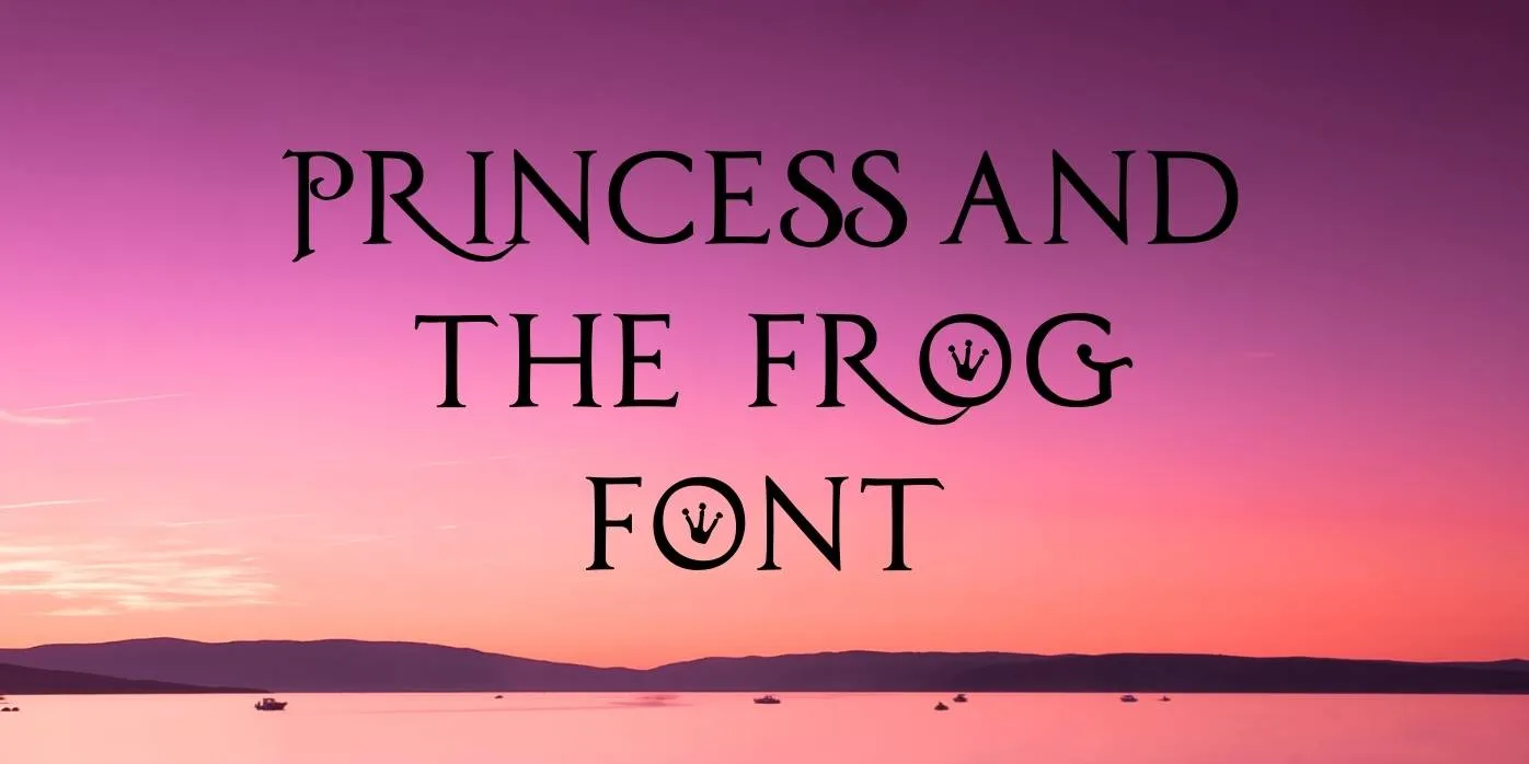 Princess And The Frog Font