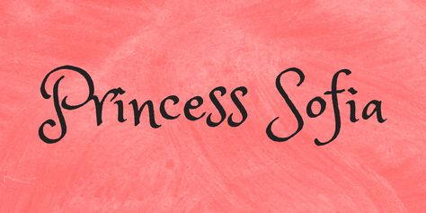 Princess Sofia Font