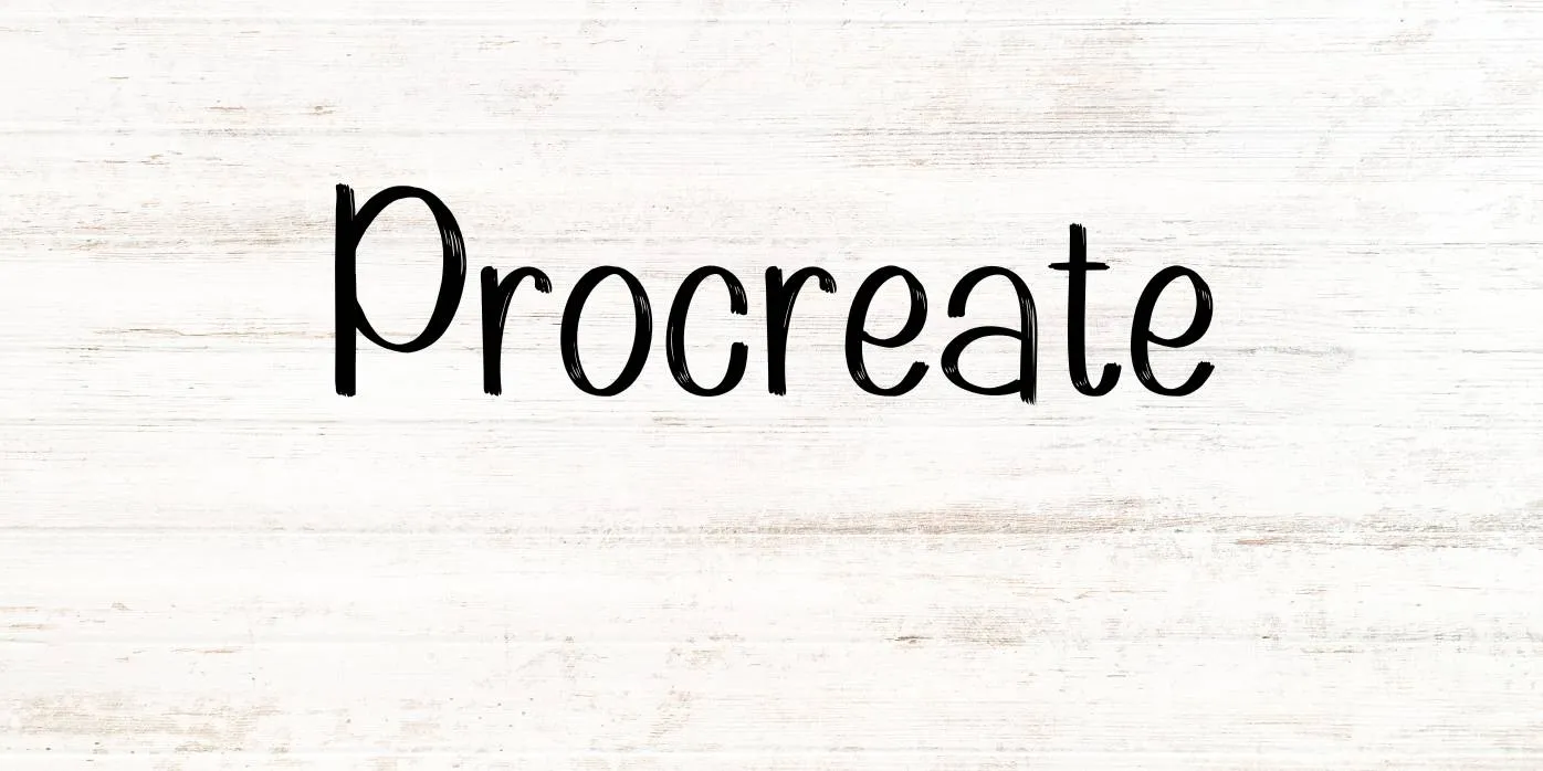 Procreate Font