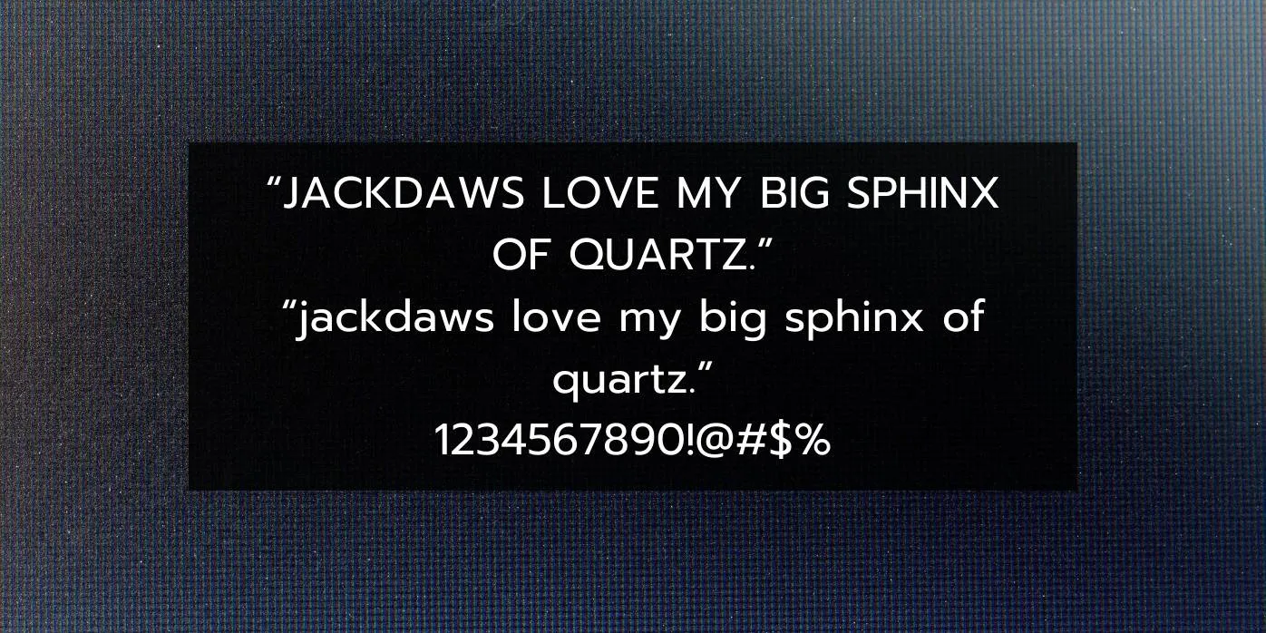Prompt Font Preview