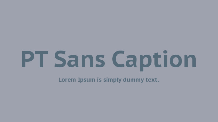 Pt Sans Font