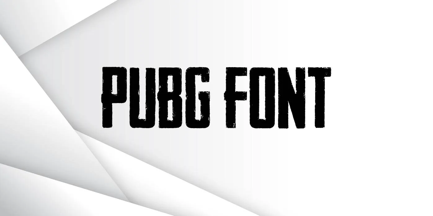 PUBG Font