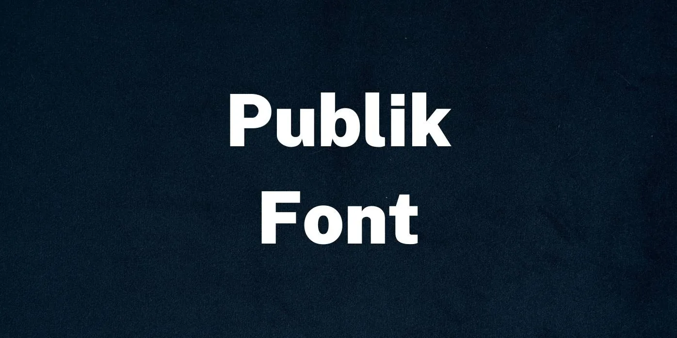 Publik Font