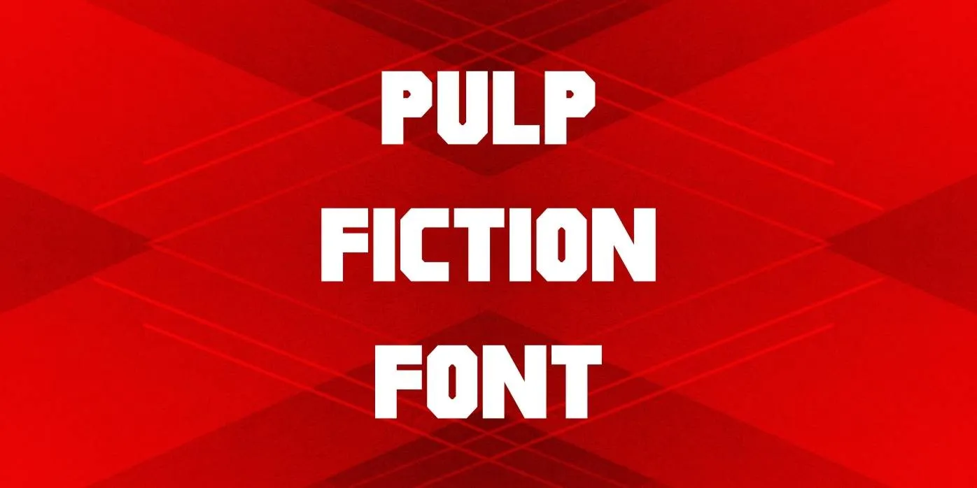 Pulp Fiction Font