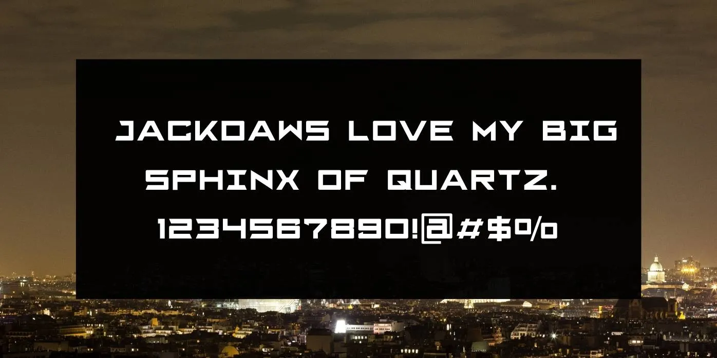 QORE Font Preview
