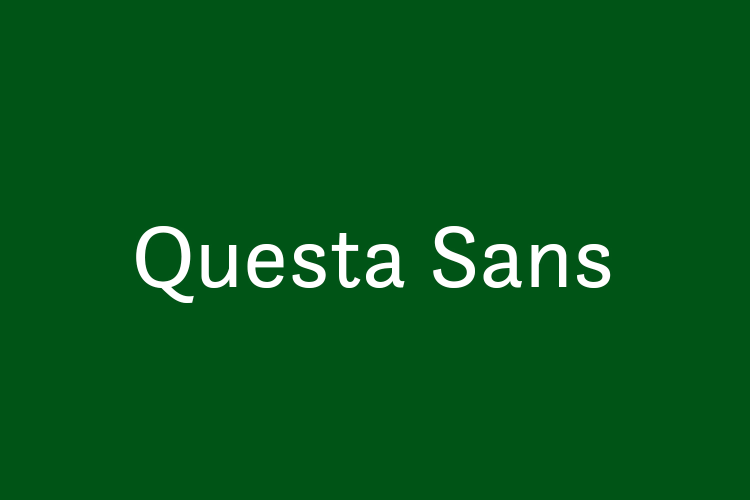 Questa Sans Font