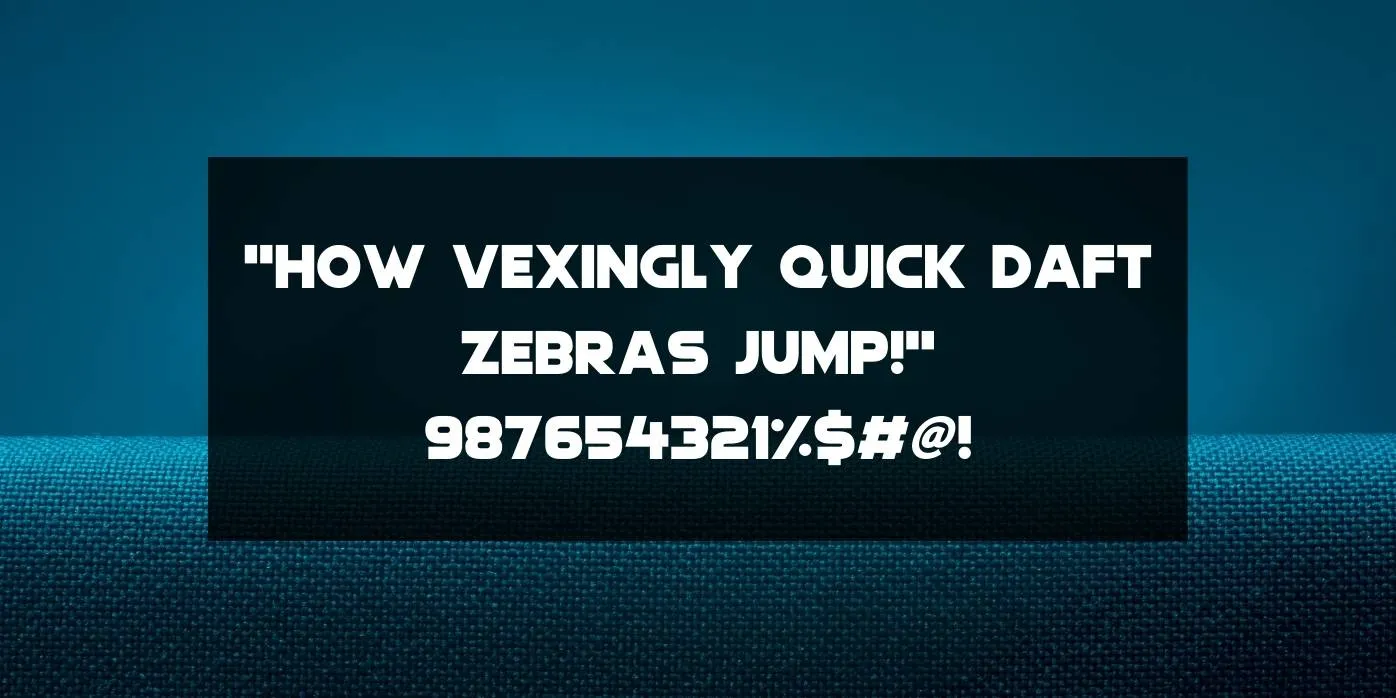 Quicksilver Font Preview