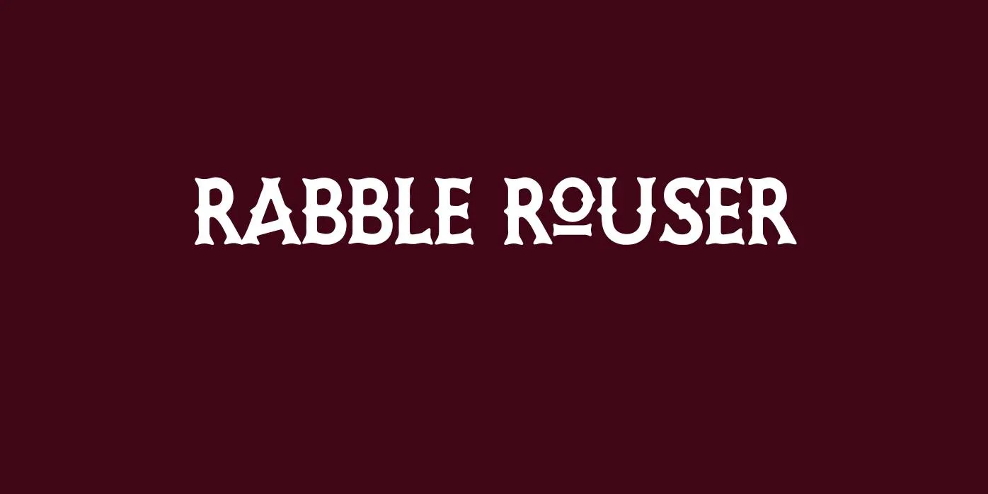 Rabble Rouser Font