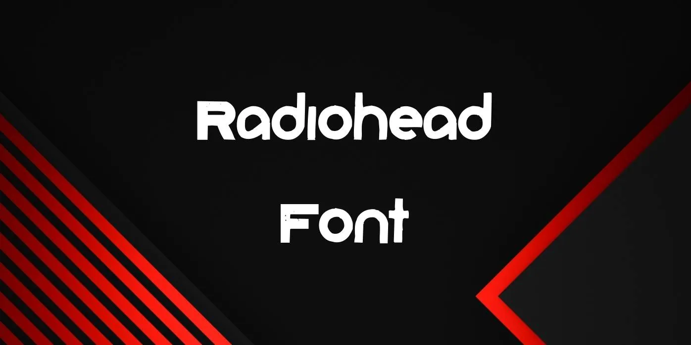 Radiohead Font