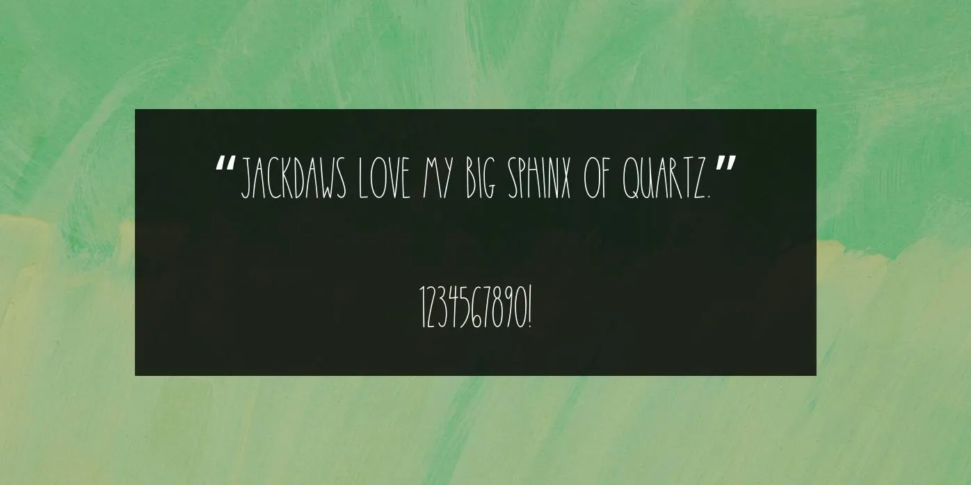 Rae Dunn Font Preview