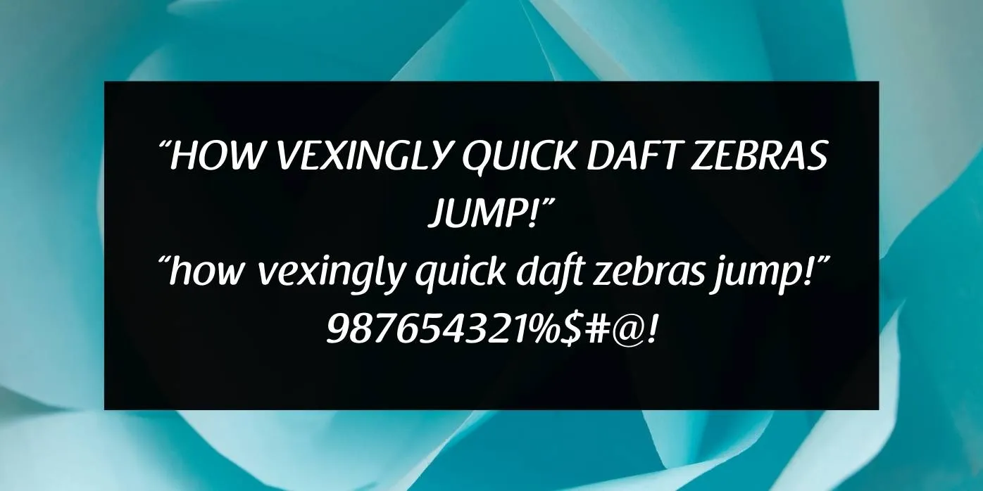 Raspoutine Font Preview
