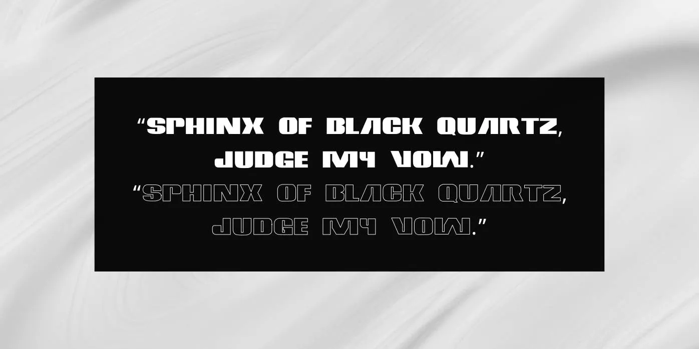 RCA Font Preview